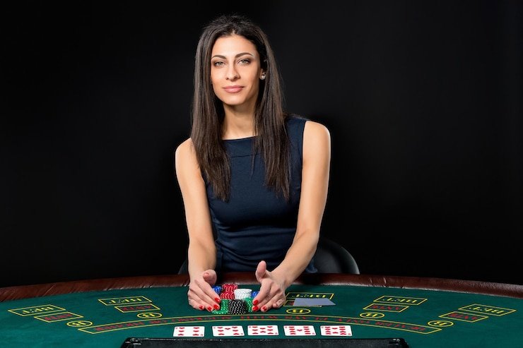 Baccarat live-dealer table on singabola with multi-camera view